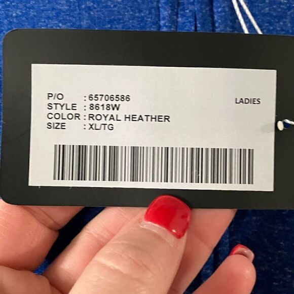 Cool & Dry Blue Top   Sz XL  Ultraclub - Picture 8 of 9